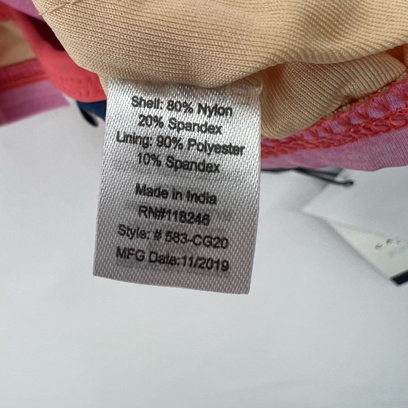 CABANA LIFE GEO HIGH NECK BIKINI TOP UPF 50+ - Picture 8 of 8